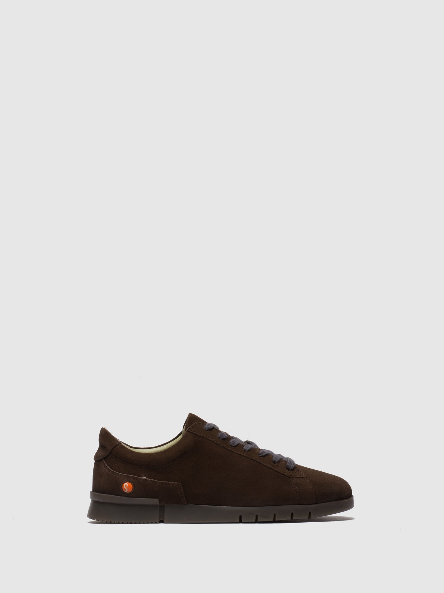 Softinos Chocolate Lace-up Trainers